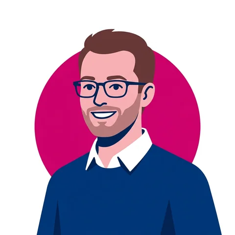 Portrait illustré de Julien, auteur de VotreParrainBoursorama.fr