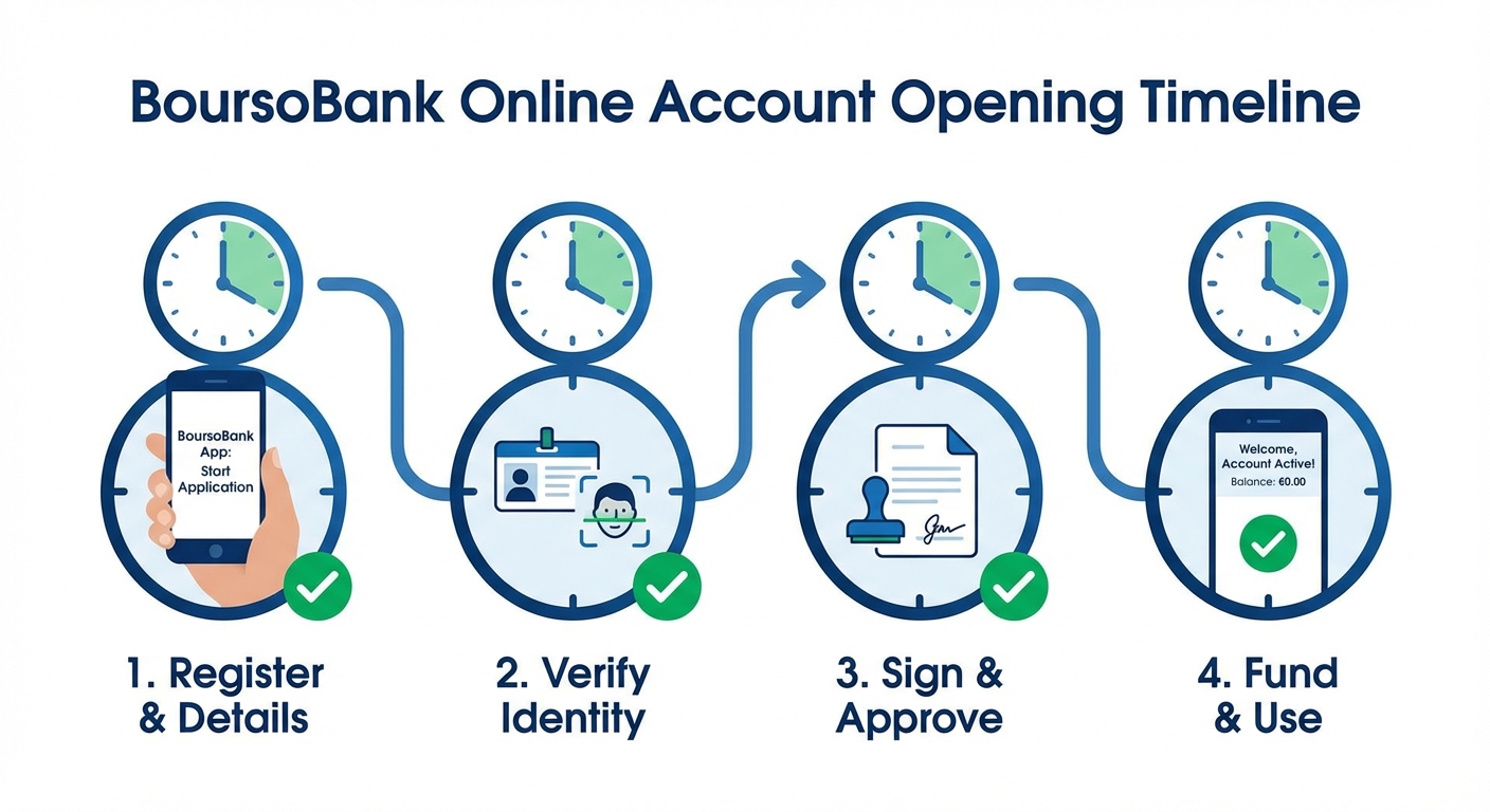BoursoBank temps d'ouverture : tous les délais en 2025
