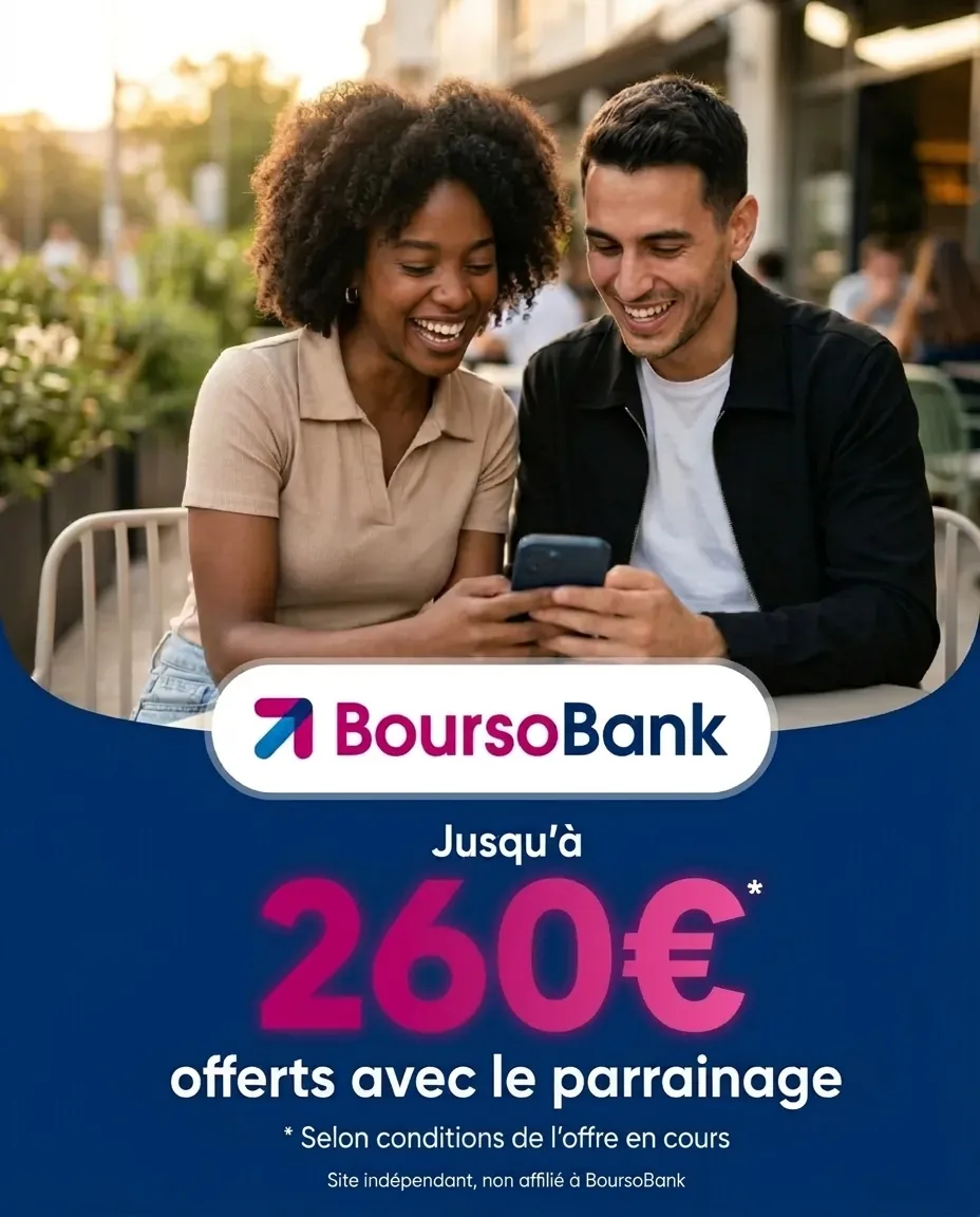 Parrainage Boursorama BoursoBank - Jusqu'à 260€ offerts